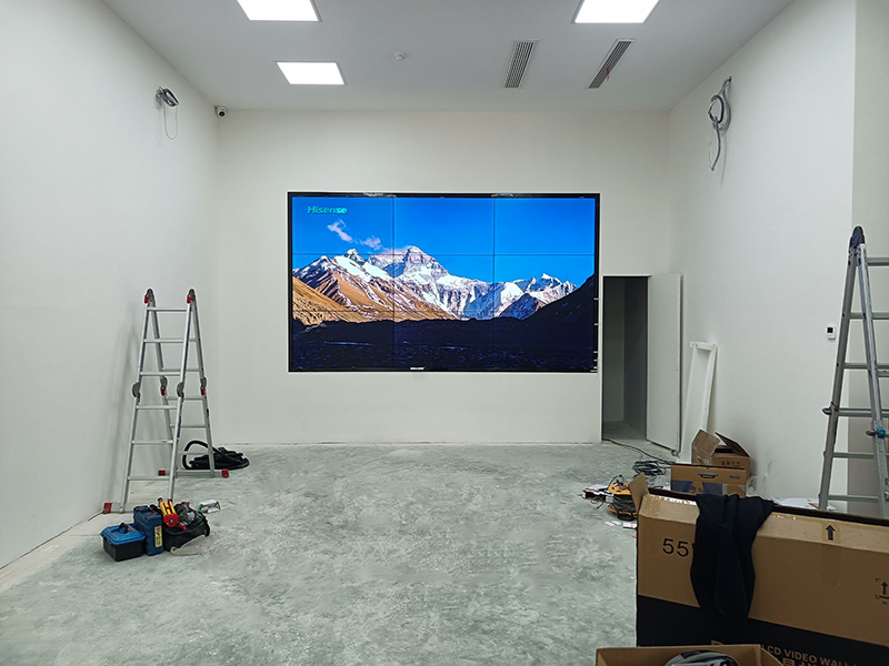 泰安市国家电网公司应用柯华达55寸3.5mm3×3液晶拼接屏