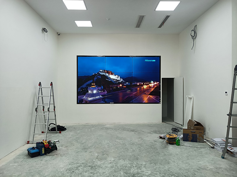 泰安市国家电网公司应用柯华达55寸3.5mm3×3液晶拼接屏